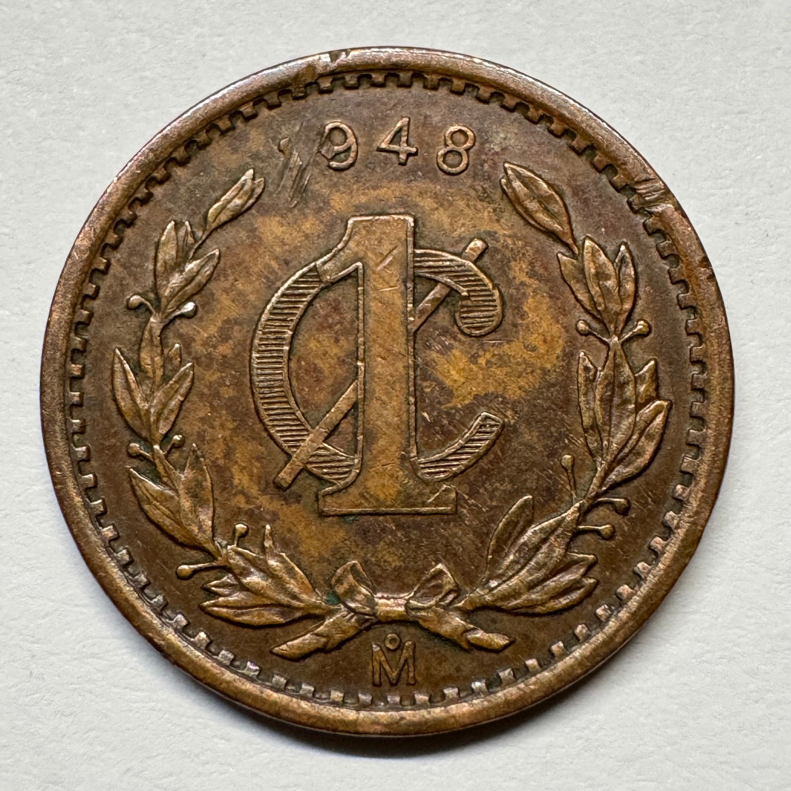 1948 Mexico 1 Centavo - Coin #D-029