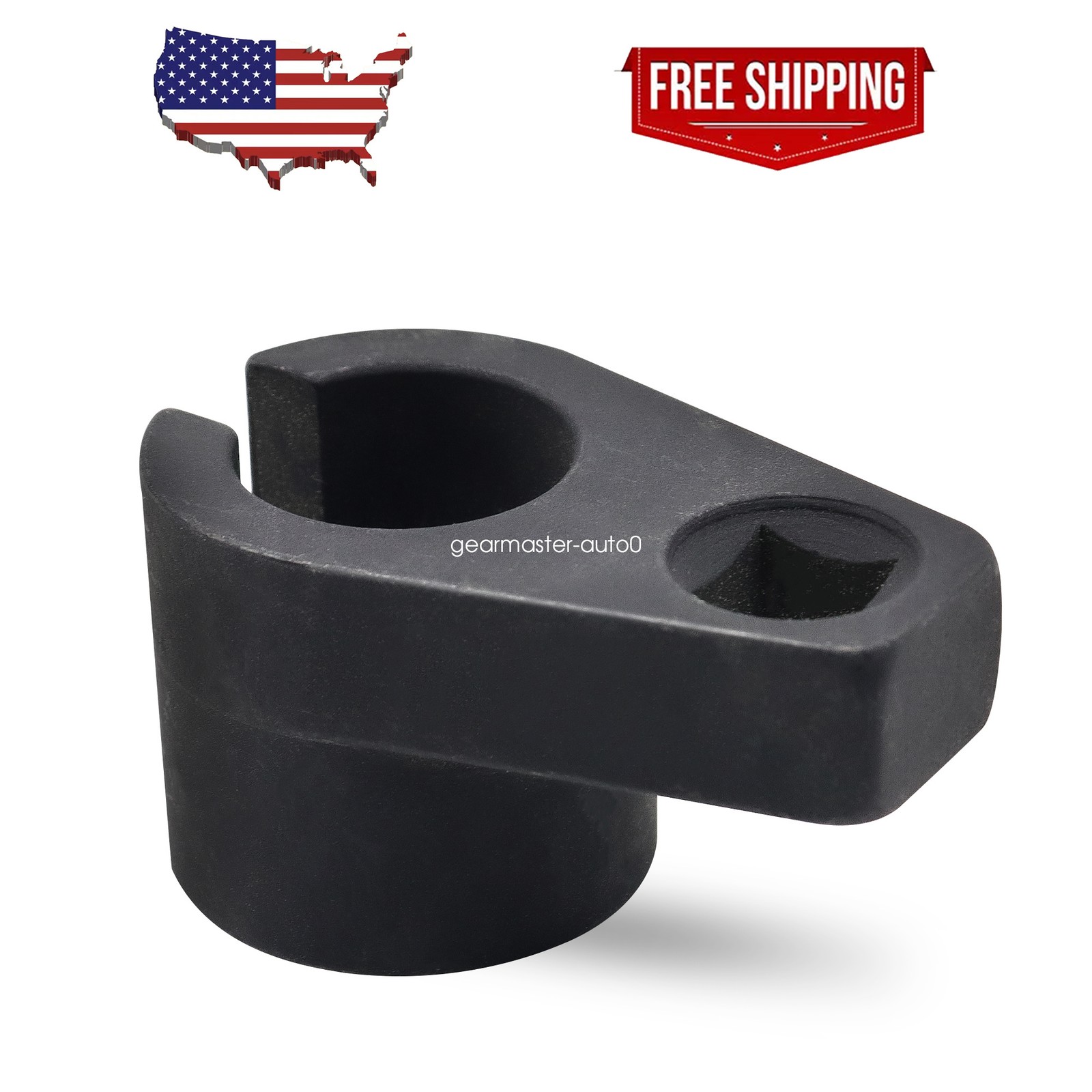 7/8-Inch 22mm Offset Oxygen O2 Sensor Socket Wrench Removal Tool Drive 3/8" US