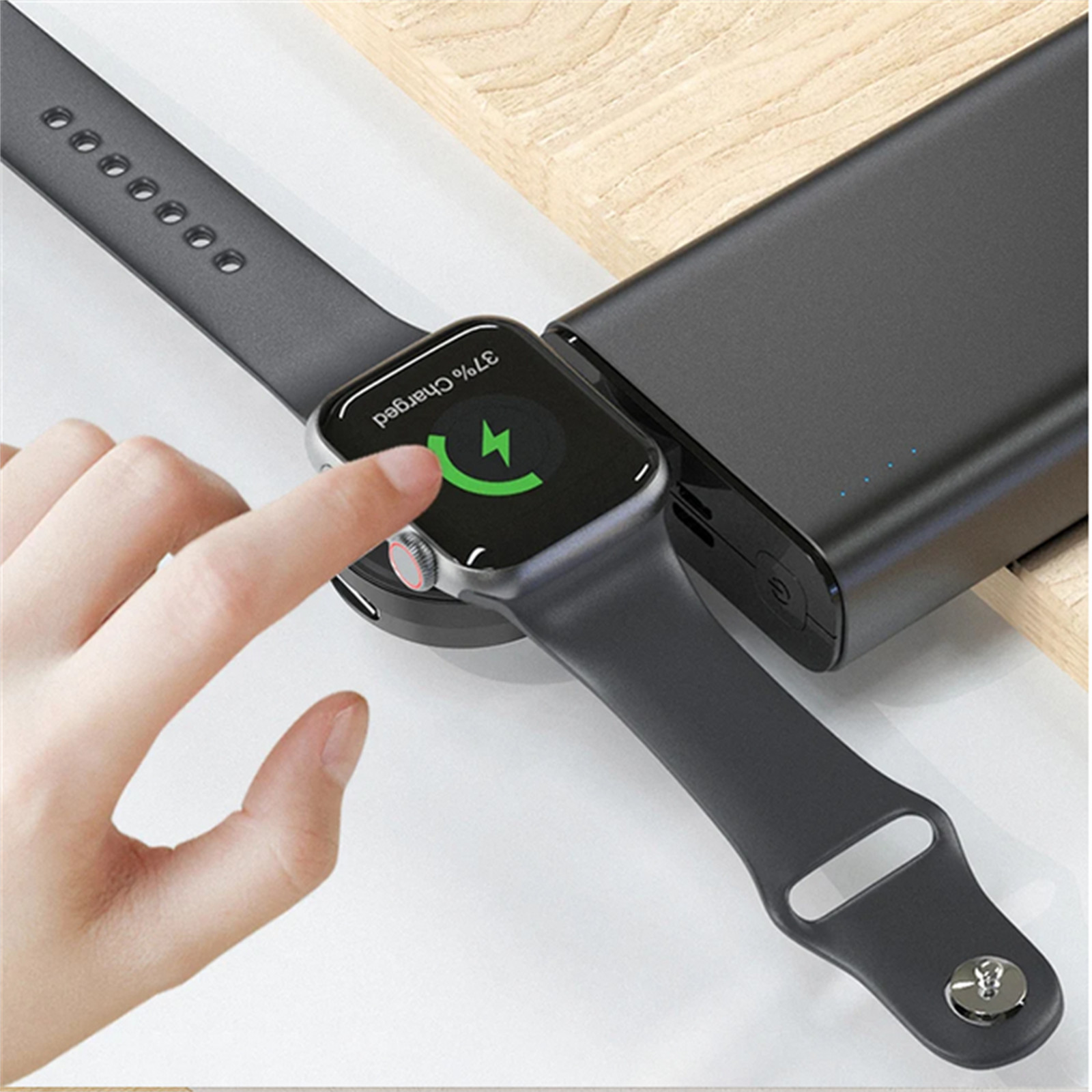 1Pc Mini Portable Wireless USB Type-C Smart Watch Charging Dock For Apple Watch-