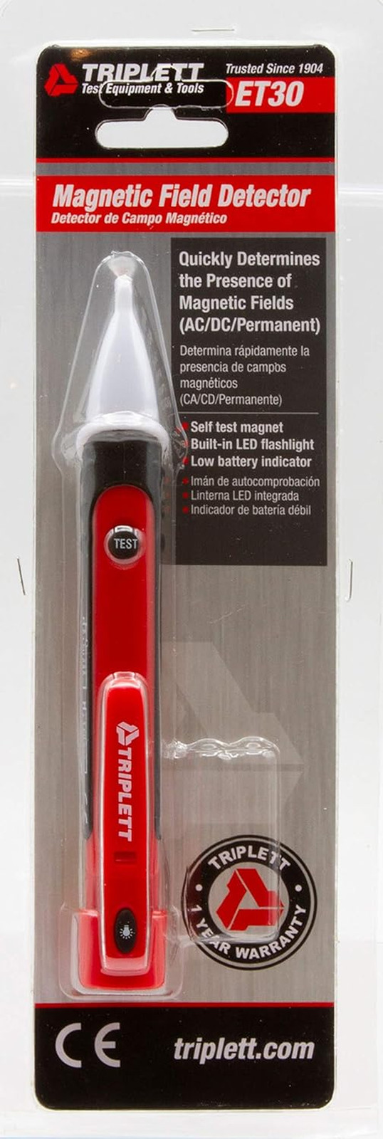 ET30 Non-Contact Magnetic Field Detector - AC/DC/Permanent