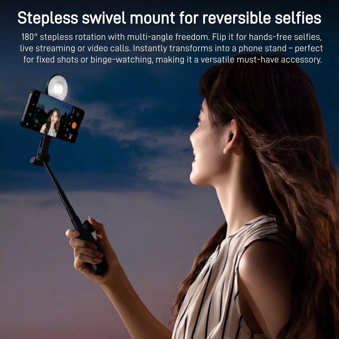 NEW OPPO Hasselblad Professional Magnetic Ring Light-Black for Android and iOS