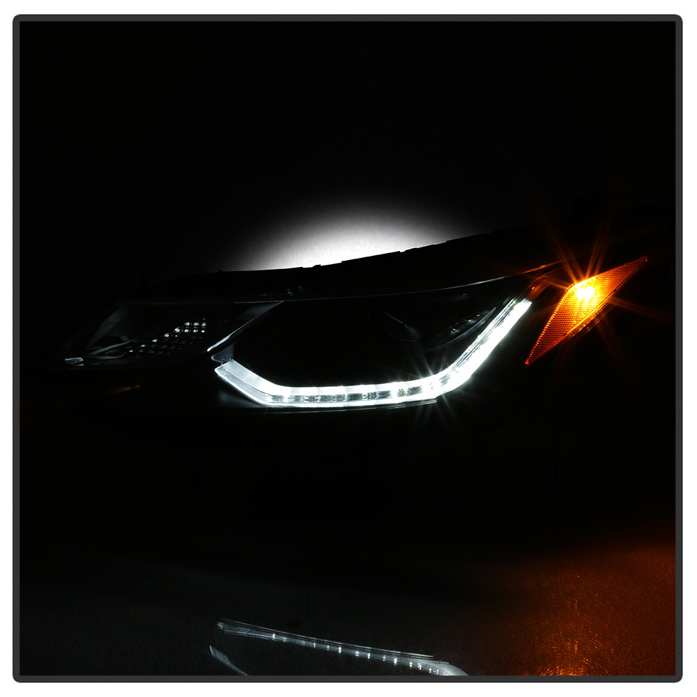 2016-2019 Chevy Cruze Projector Style w/ LED DRL Headlight Headlamp Driver Side