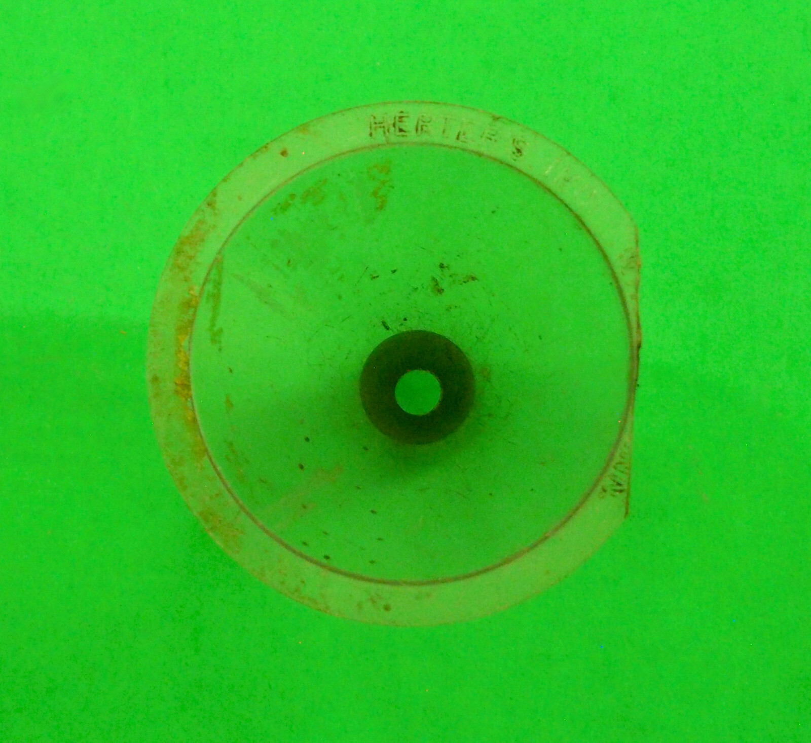 Herter's Transparent Powder Funnel (22-45)-Antique