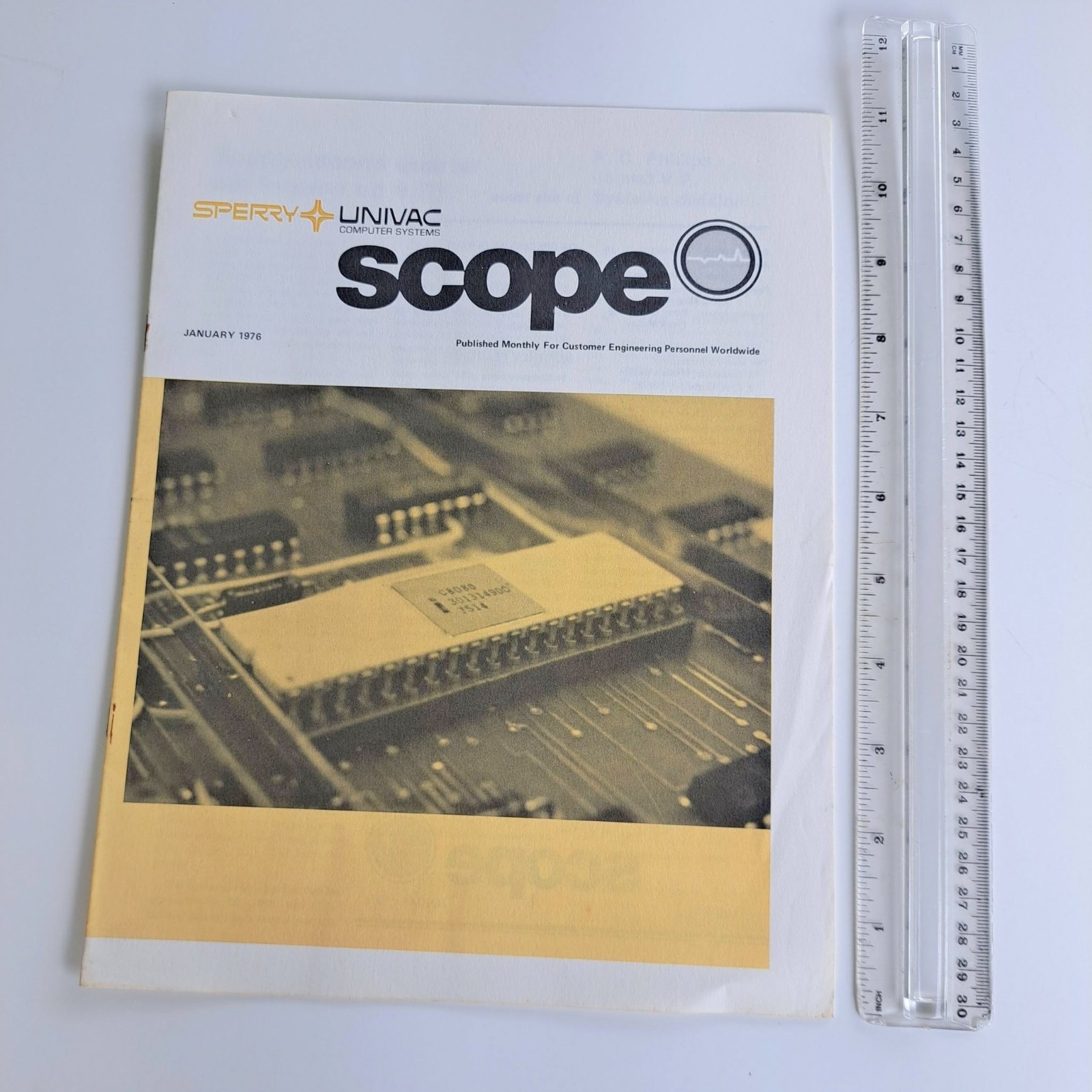 1976 Sperry Univac SCOPE Magazine Vol 4 No 1 January Microprocessor LSI Rare