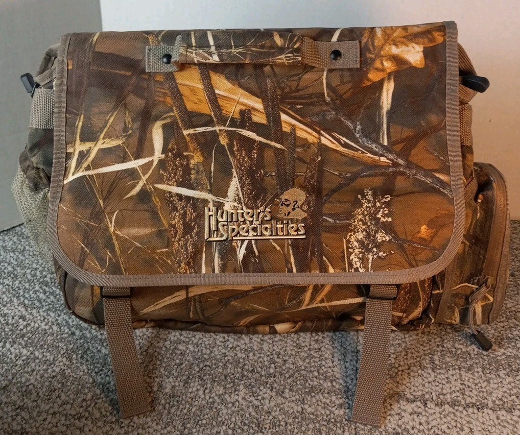 Hunters Specialties Satchel Blind Bag Max4 Camouflage Limited Edition EUC