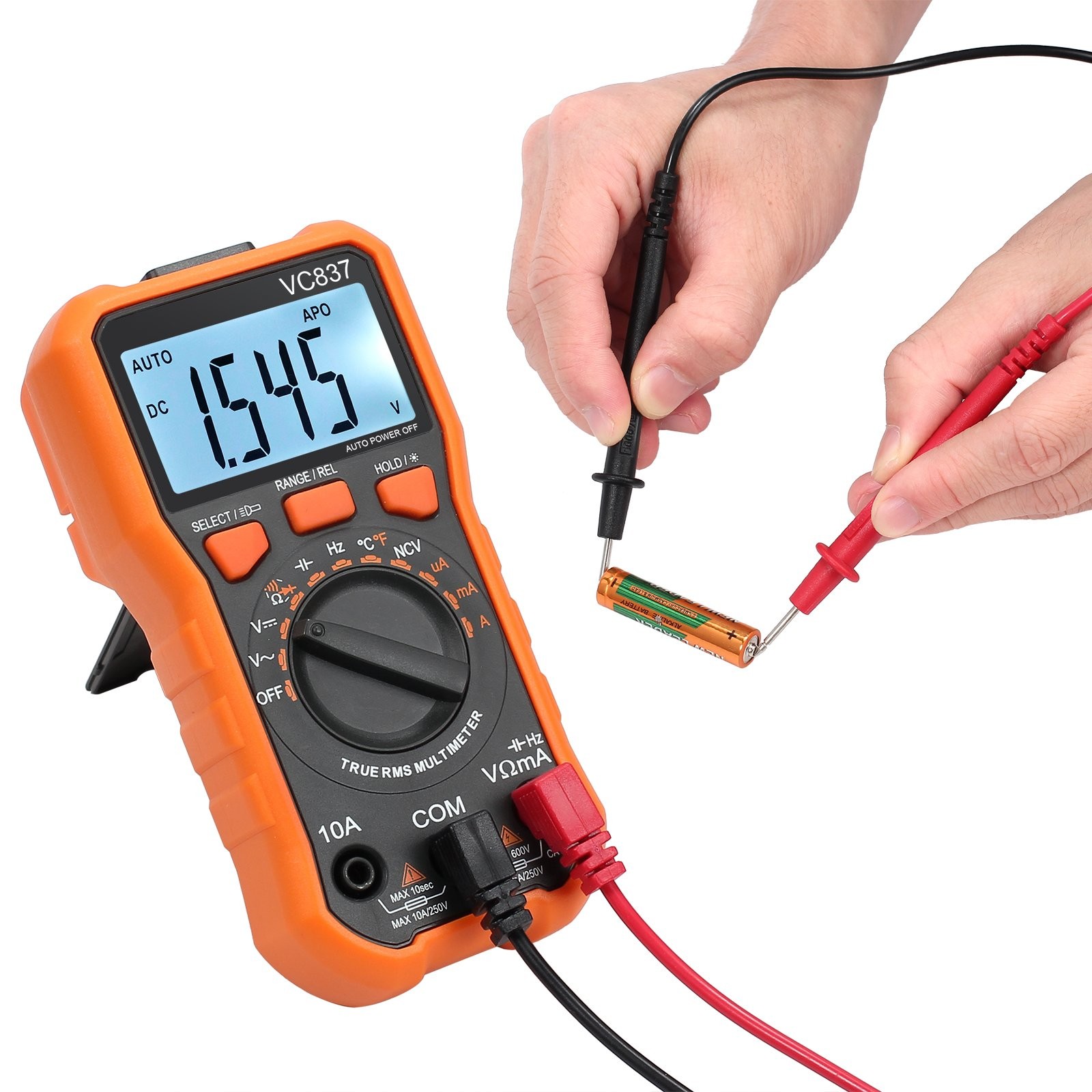 Proster Autoranging Multimeter 6000 6000 Counts, 6000 Counts NCV Capacitance