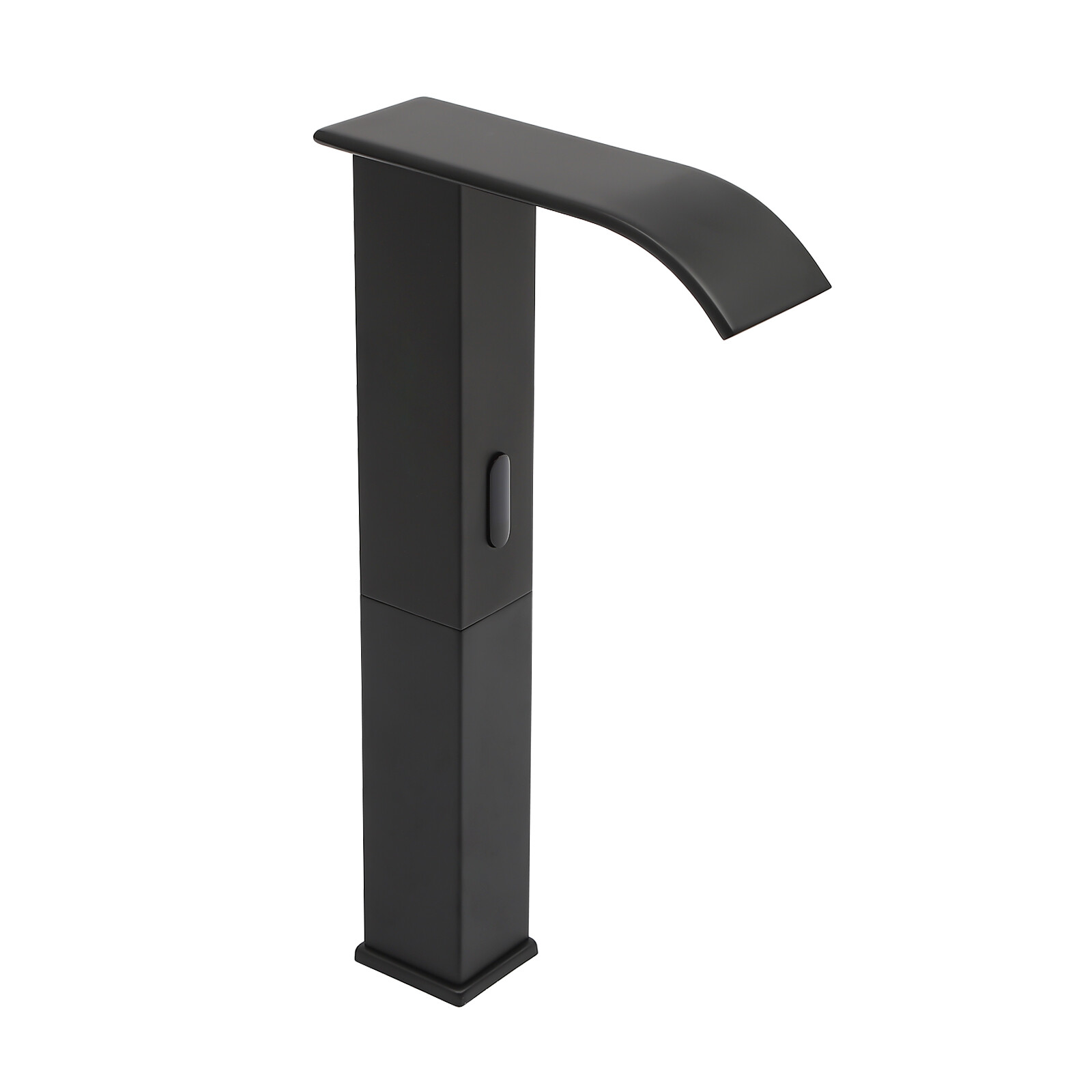 Modern Kitchen Automatic Sensor Faucet Black With Temperature-regulating Valve.