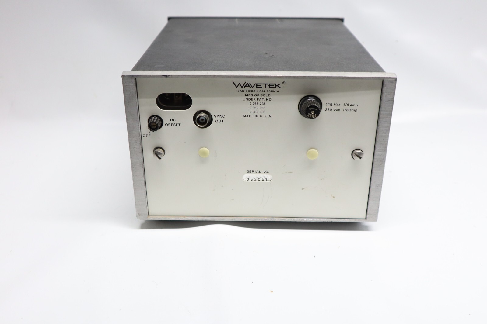 Wavetek Model 135 Function Sweep Generator LIN/LOG