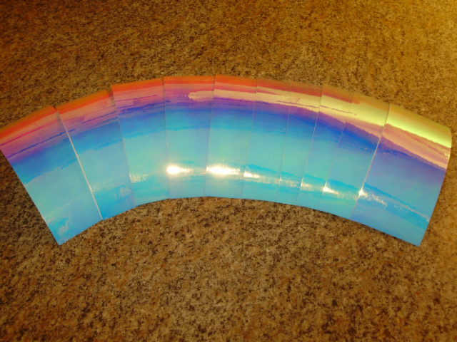 TRU UV CLEAR Fishing Lure Tape Clear  2" x 6" 10 Pack Free Lure Tapes Included!
