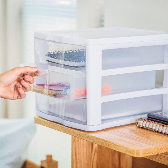 Sterilite Clearview 3-Drawer Organizer 1791