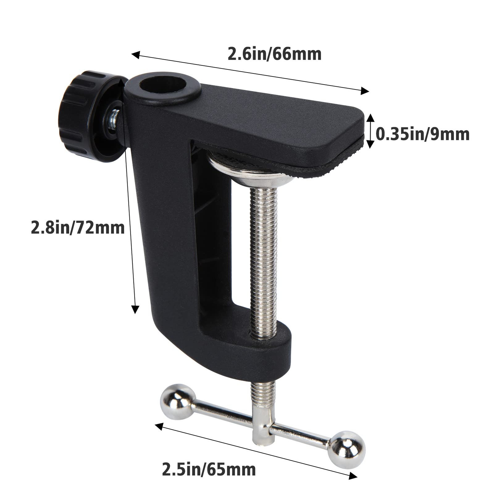 Metal Desk Clamp For Microphone for Mic, Mic Boom Arm