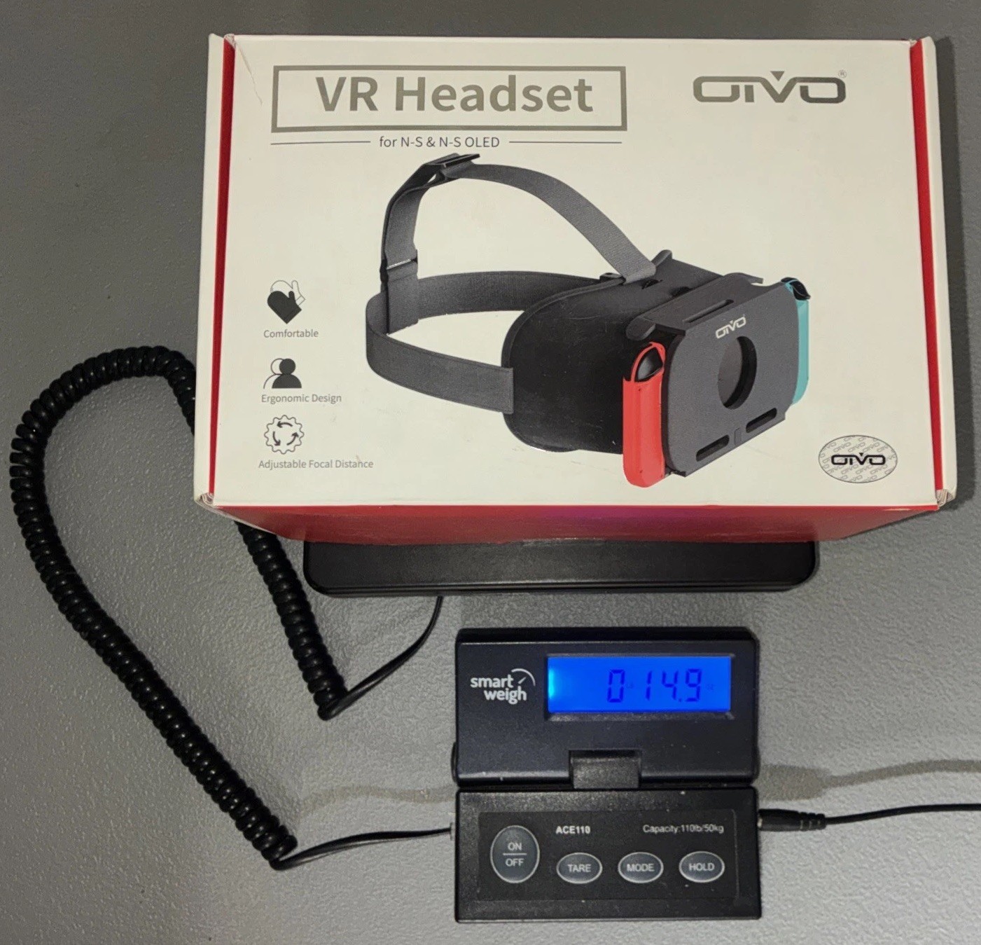 OIVO Switch VR Headset for Nintendo Switch & OLED, Adjustable Focal, Black