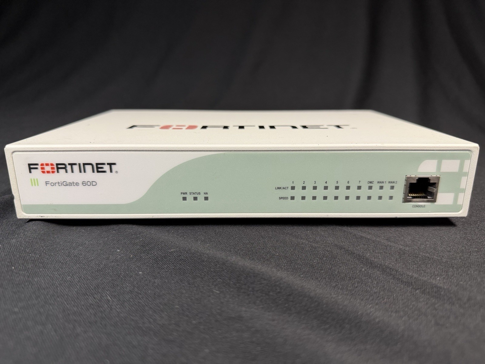 Fortinet Fortigate FG-60D Firewall Security Appliance / No Power Supply