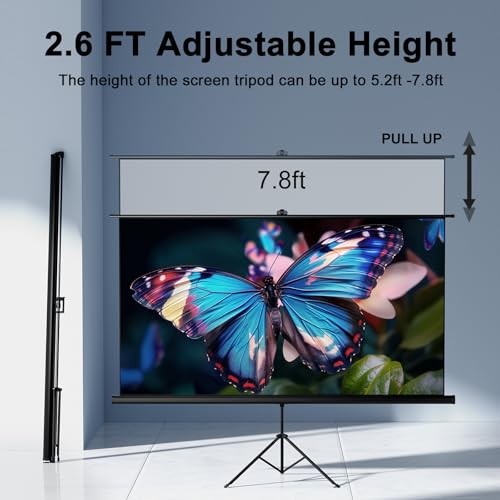 SCREENMAX OUTDOOR PROJECTOR SCREEN WITH STAND TRIPOD SCREENMAX-TRIPOD