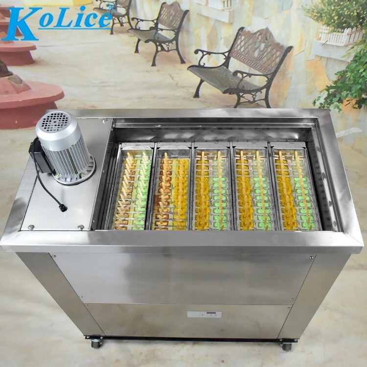 Kolice Commercial 5 Brazilian Slim Design Ice Sticks Popsicle Machine,Ice bars