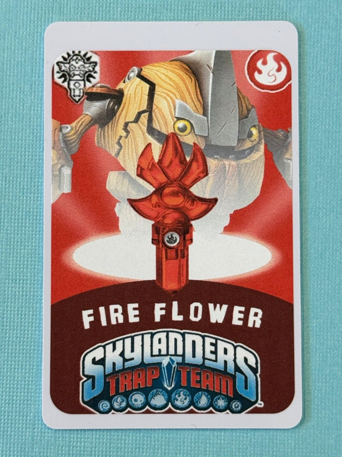 Skylanders Trap Team Fire Flower Trap NFC Card