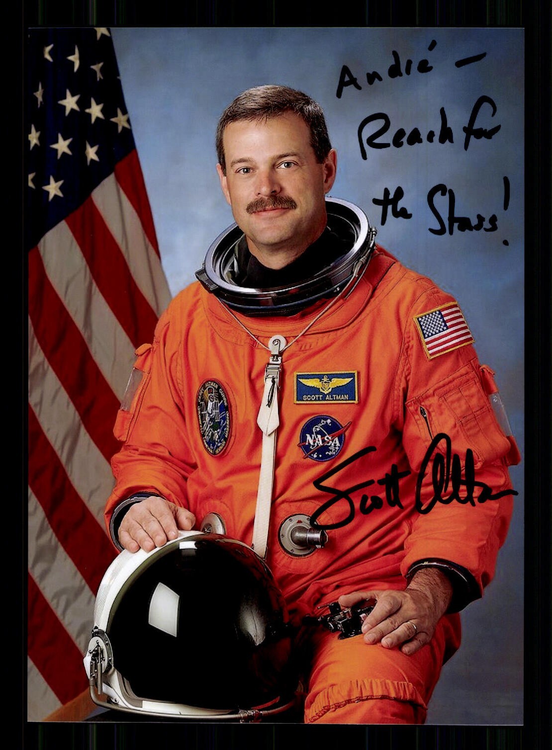 Scott Altman American Astronaut STS-90 Original Signed # G 43970