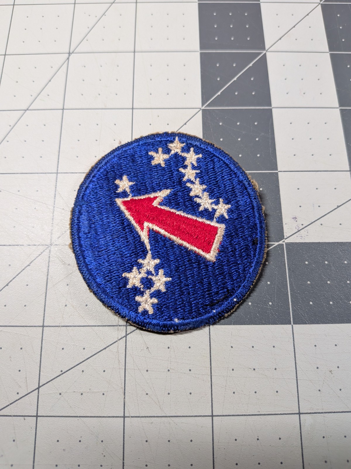 WWII Snowback US Army Pacific Ocean Command Forces Patch
