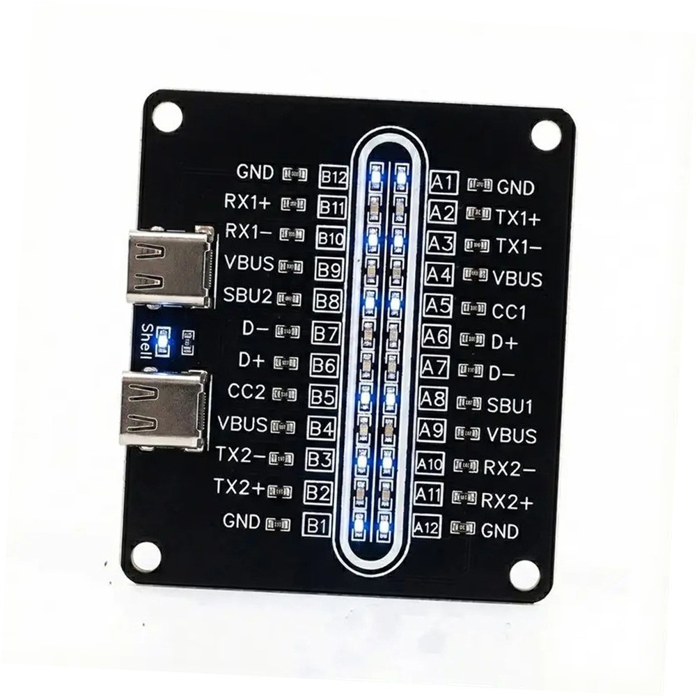 Type-C For data Cable Test Board Compatible with USB 3.0 Full Feature Cables