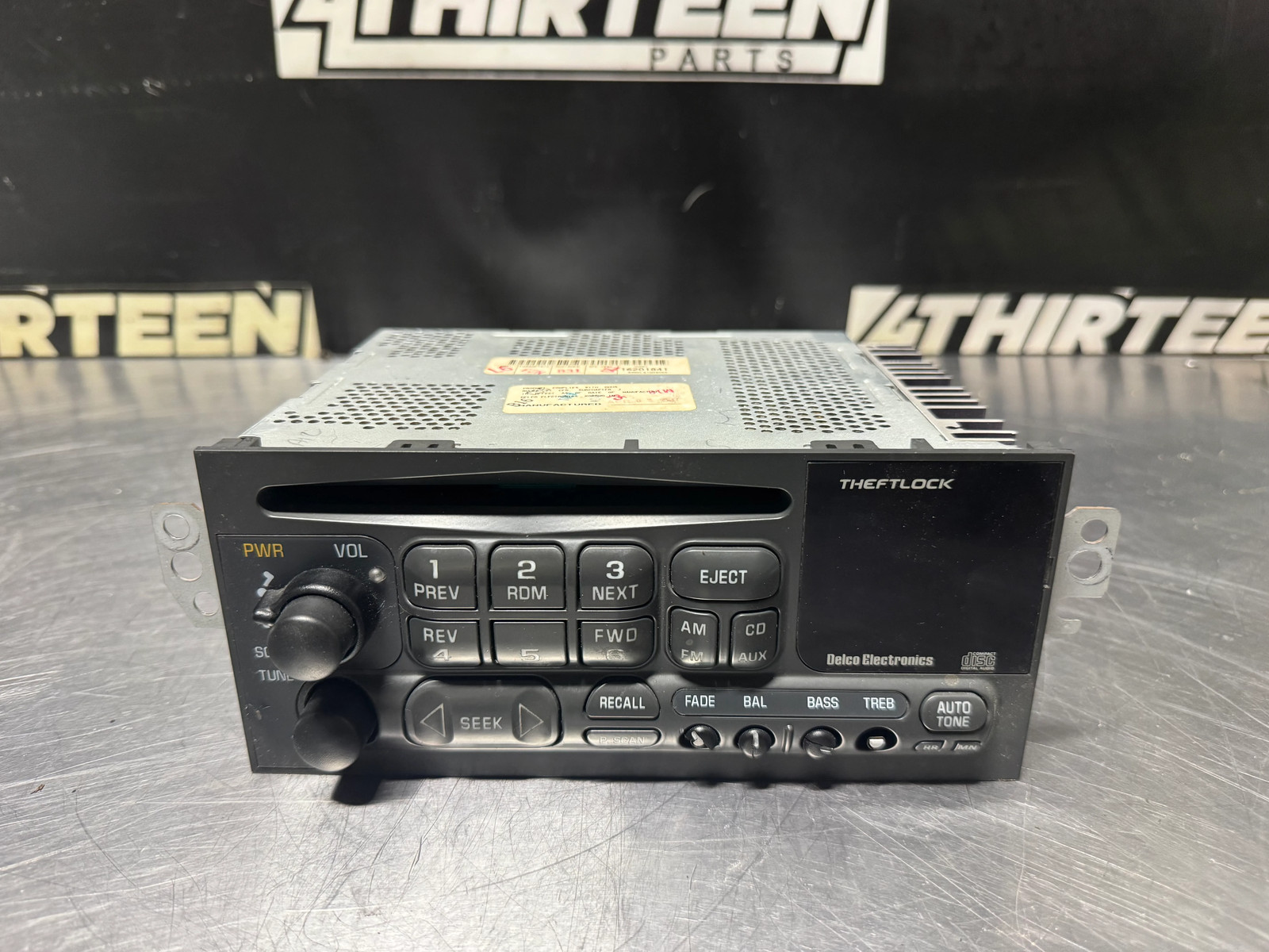 1997-2004 CORVETTE C5 RADIO AM FM CD PLAYER 16201841 DELCO OEM #N114