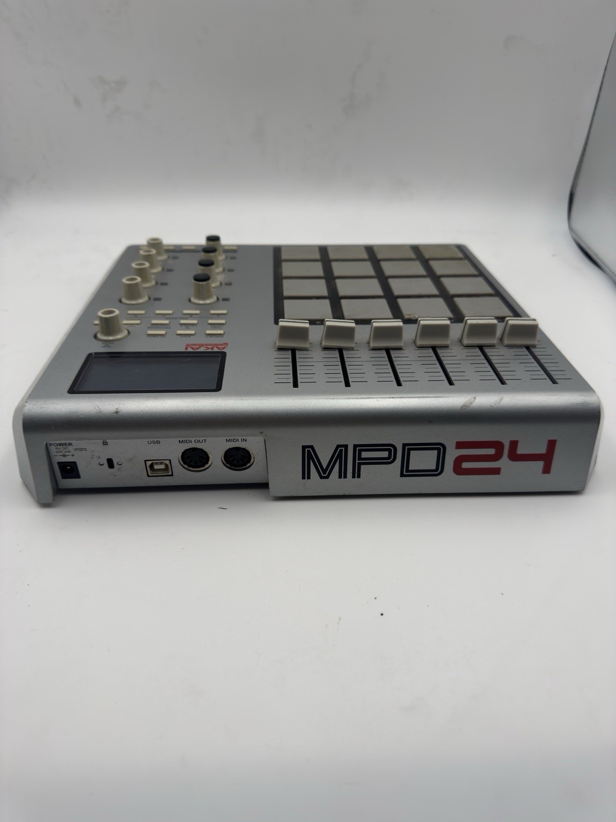Akai Professional MPD24 USB MIDI Controller with Display - Used No Power Supply