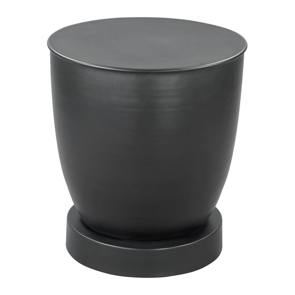 Pemberly Row Modern / Contemporary Assembled Metal Side Table Black