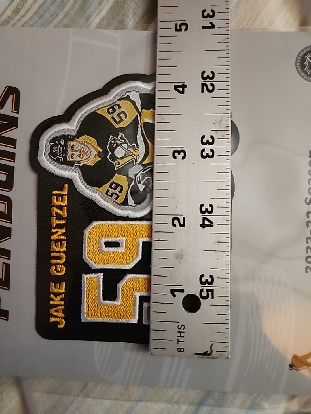 JAKE GUENTZEL #59 PITTSBURGH PENGUINS PLAYER PATCH New