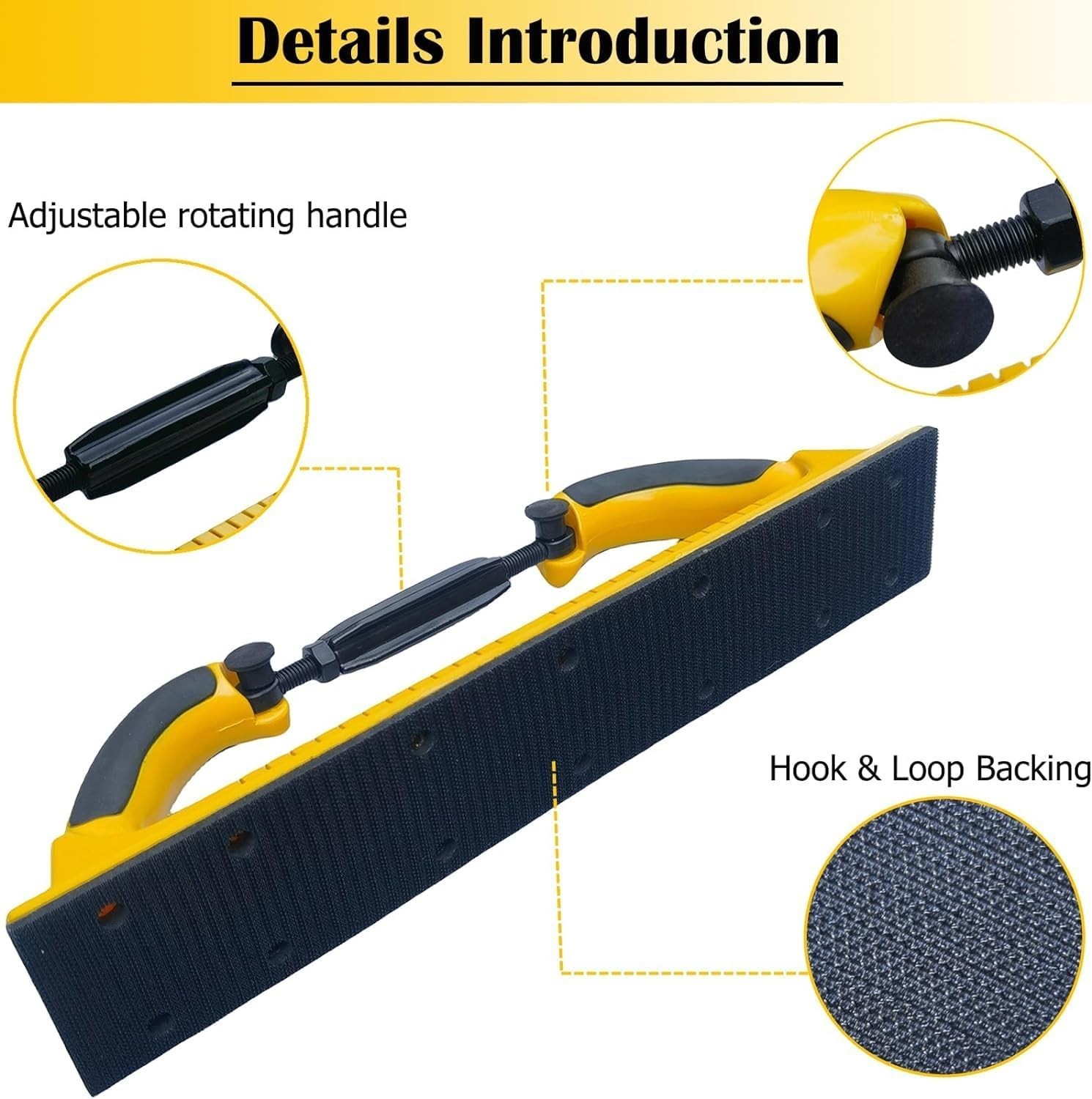 2-3/4" X 15-3/4" Adjustable Radius Flex Longboard Hand Sanding File Block