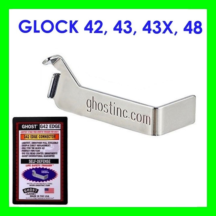 Ghost Edge Connector for Glock 42, 43, 43x, 48 - 3lb Trigger