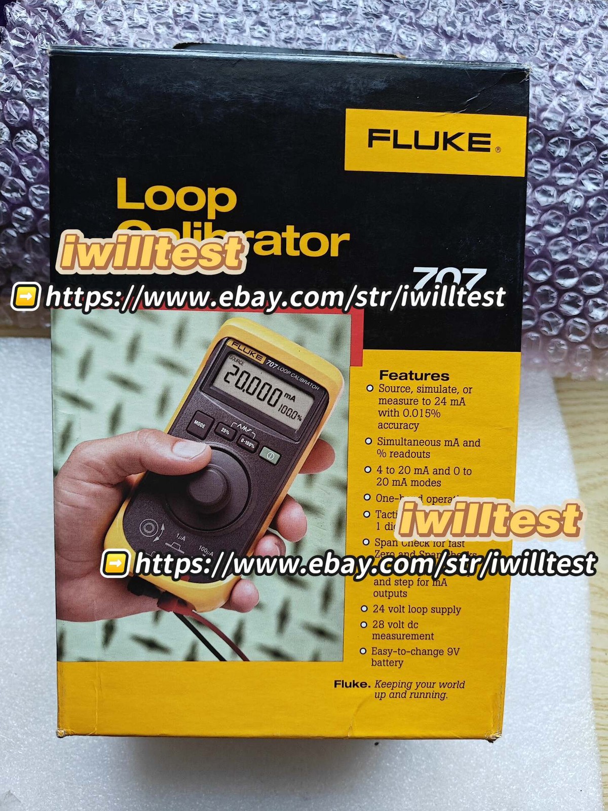 707 Loop Calibrator with Quick Click Knob SEALED *IW