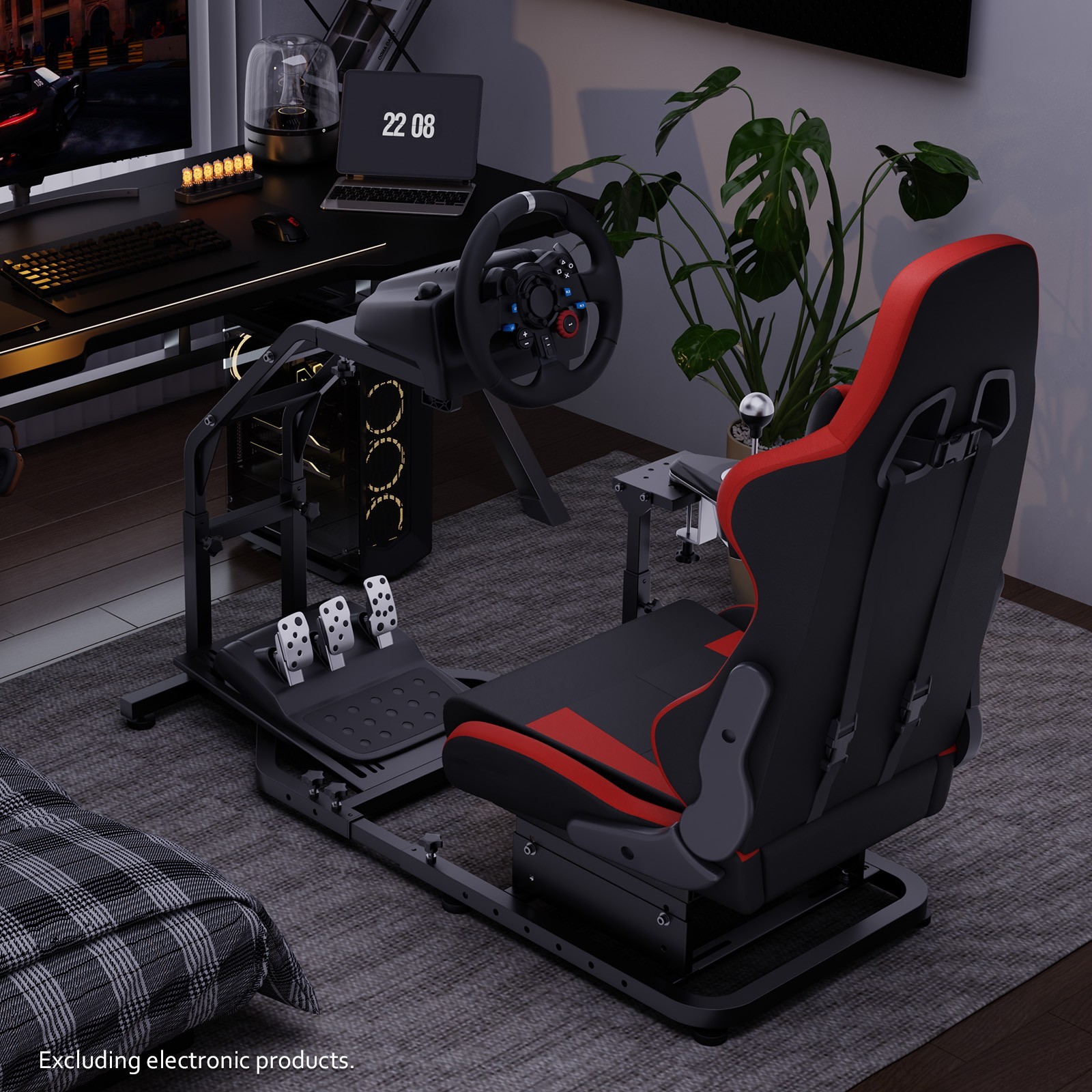 Hottoby Racing Simulator Cockpit G29 Steering Wheel Stand Fit Logitech G29 G920