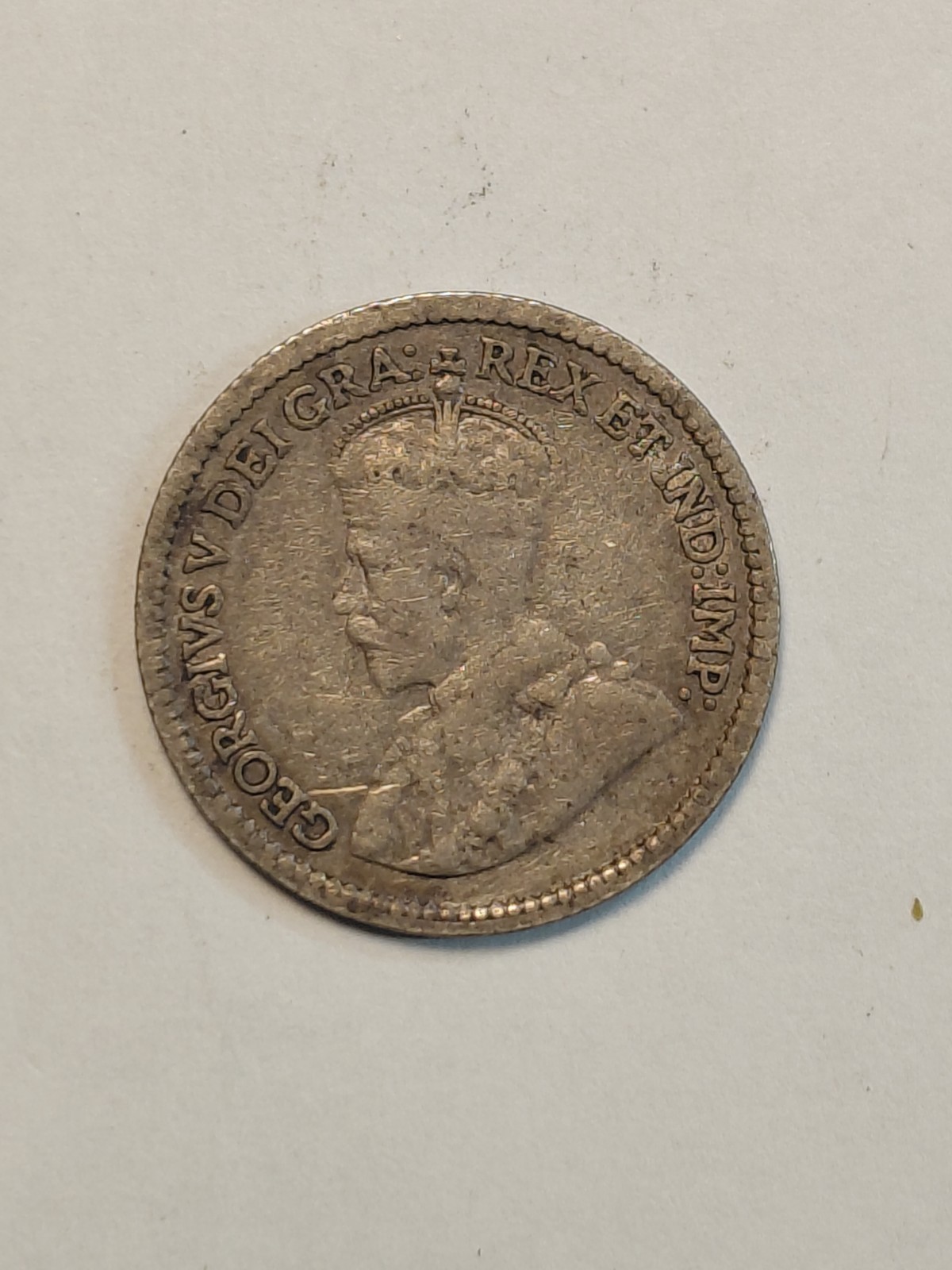 1915 Canadian 5 Cent Sterling Silver