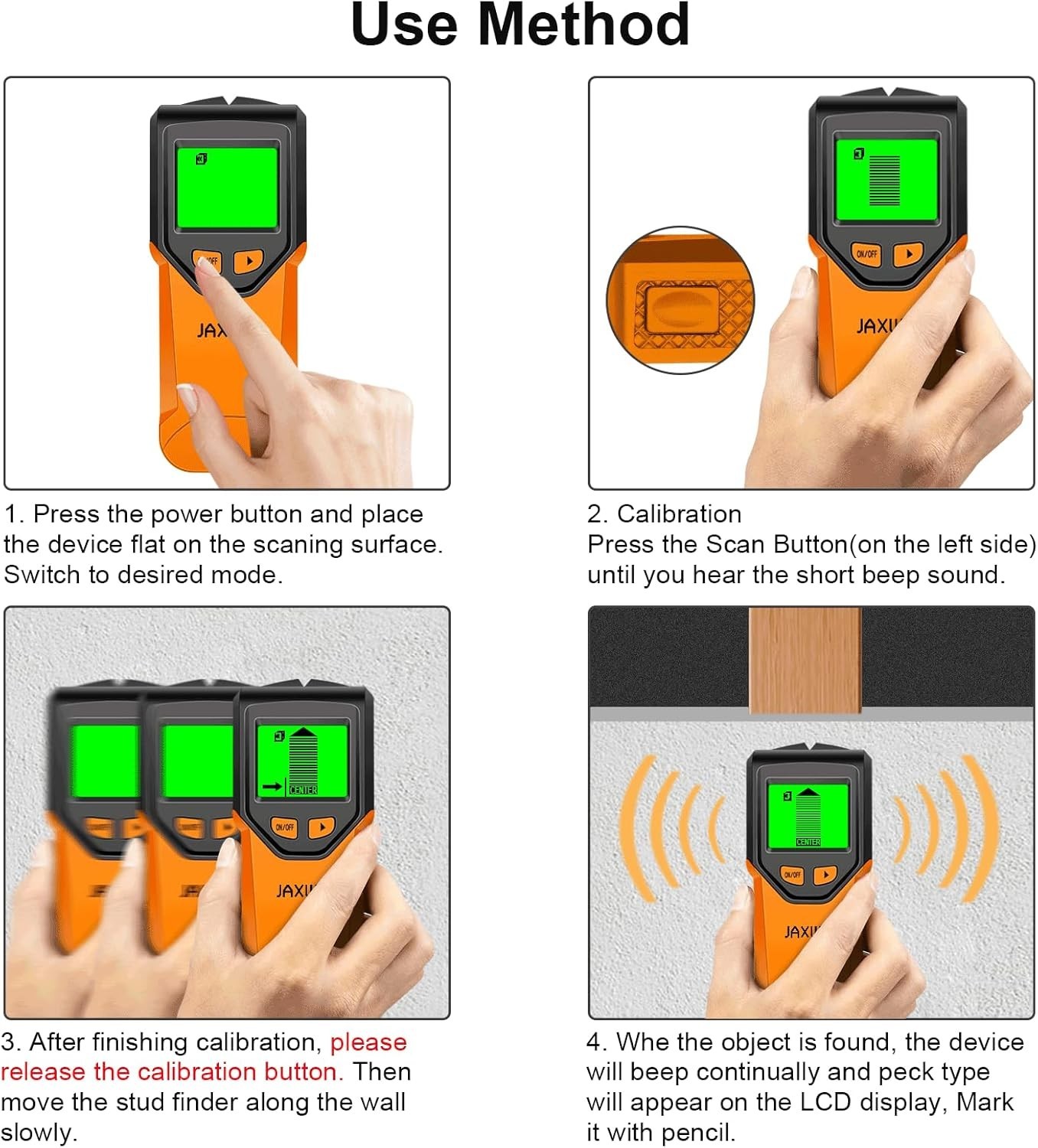 Practical Wall Scanner for Professionals and DIY Enthusiasts with Smart Features