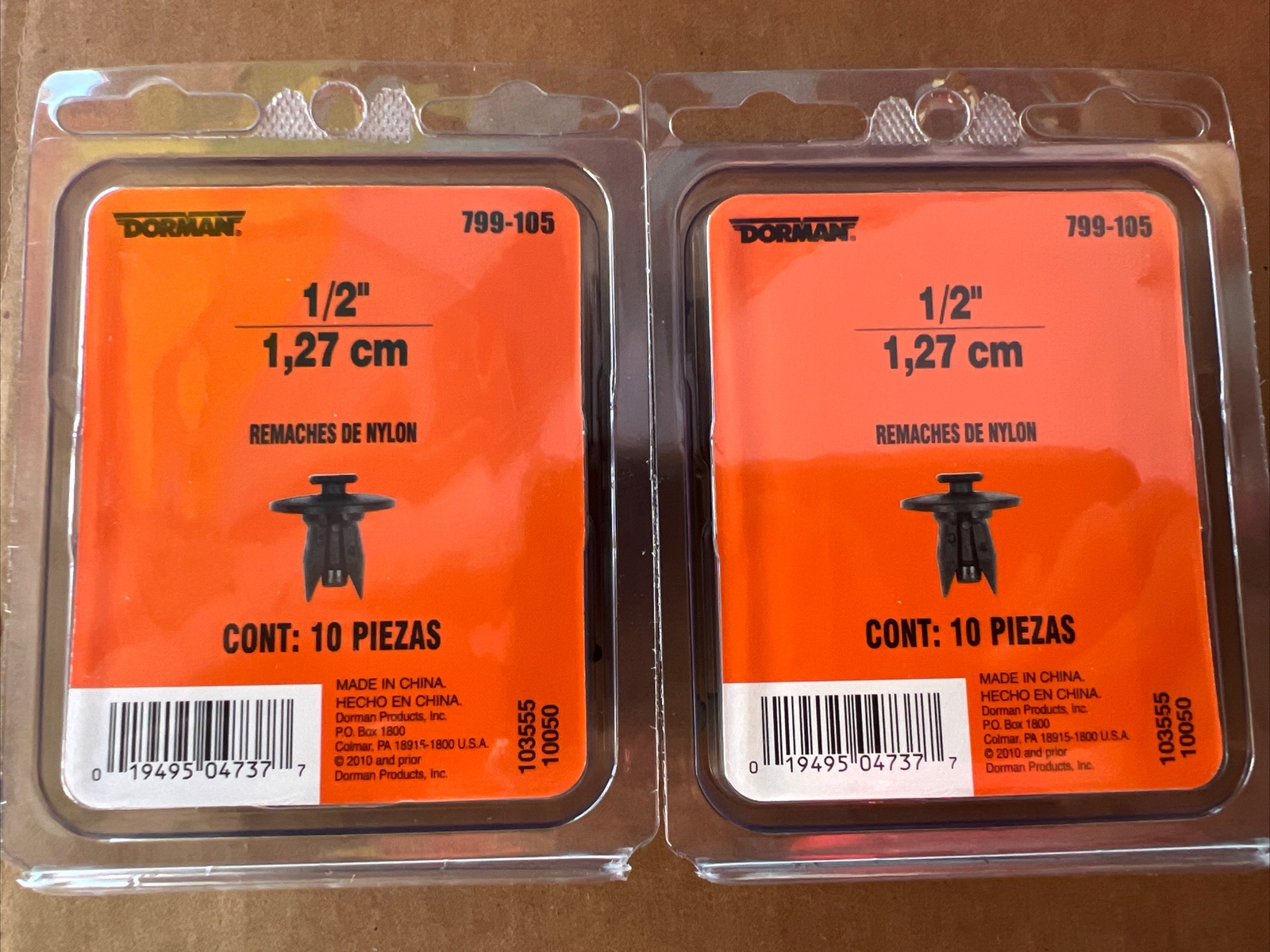 799-105 Dorman Rivets 20 pcsFront or Rear Upper 2pk