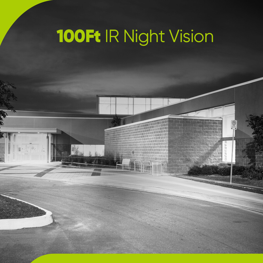 SANNCE 1080P Outdoor Security Camera Outdoor Night Vision 360°Pan Tilt APP Contr