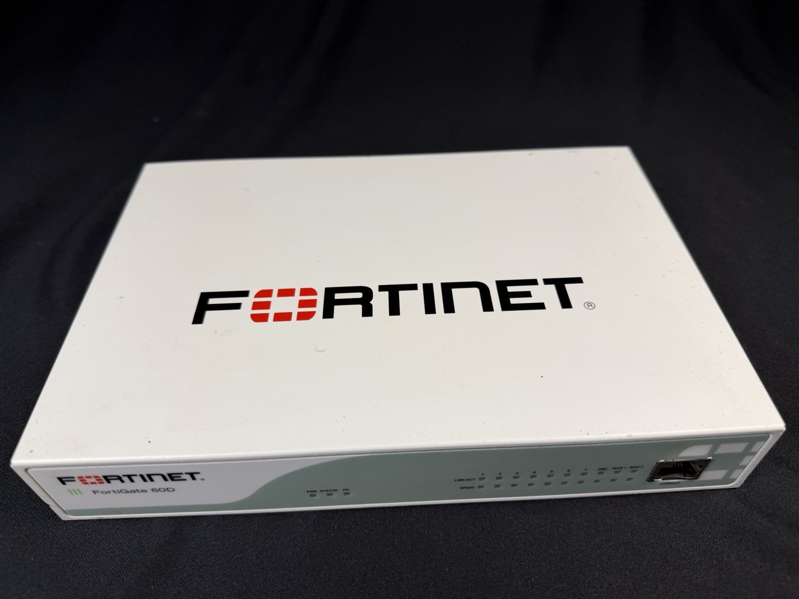 Fortinet Fortigate FG-60D Firewall Security Appliance / No Power Supply