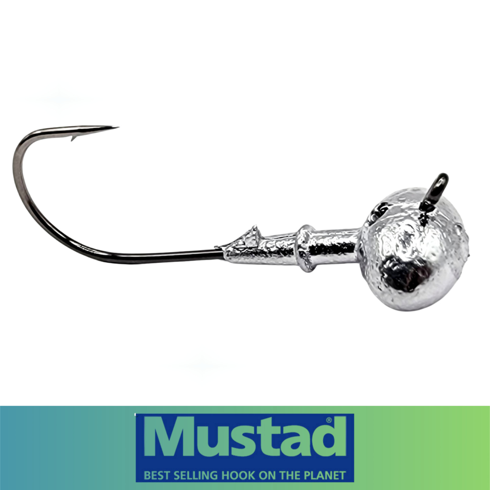Football Weedless Bass Fishing Jig UnPainted Mustad Ultra Point Hook 50 Pack