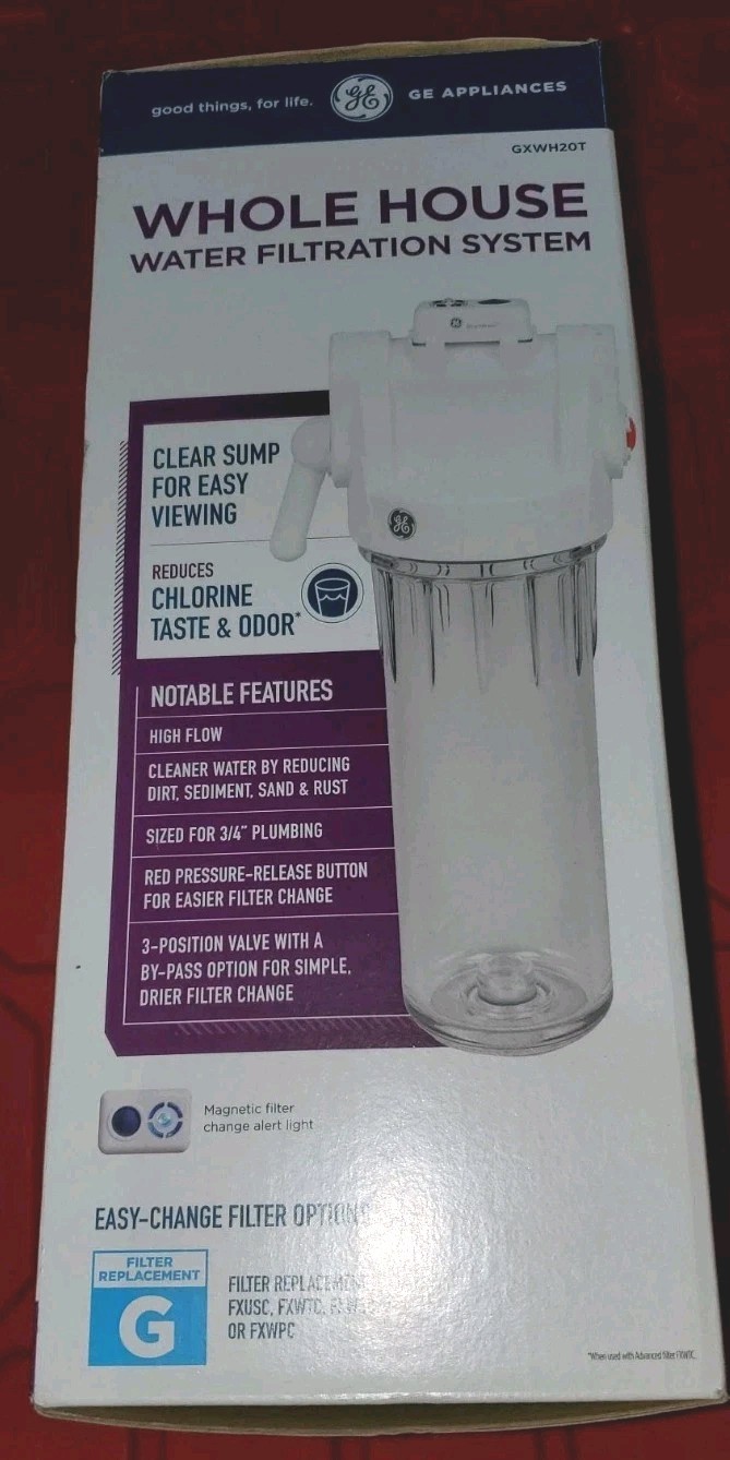 GE Whole House Water Filtration System Model GXWH20T NEW ***FREE SHIPPING***