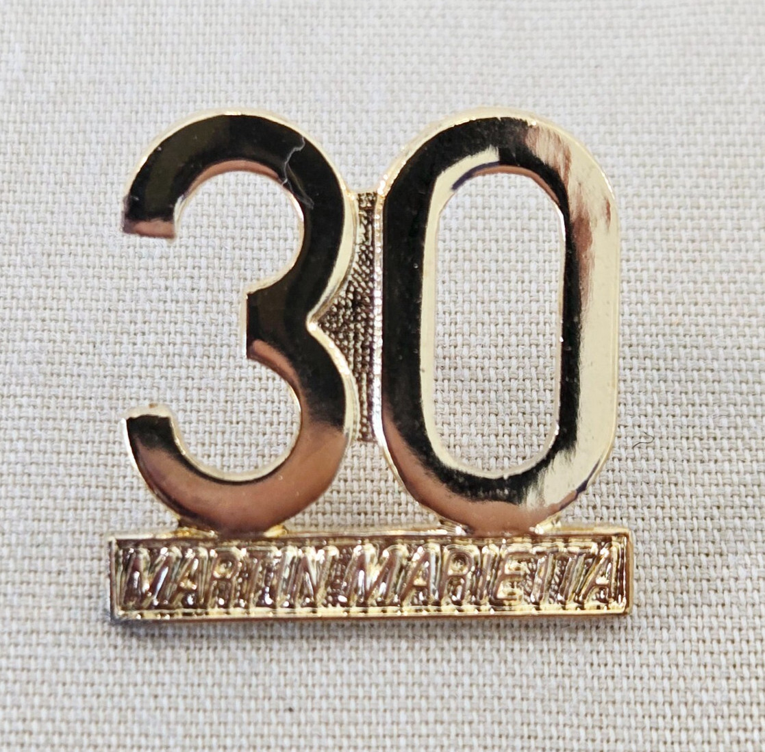 Martin Marietta 30 Years Anniversary Lapel Pin Collectible 1986