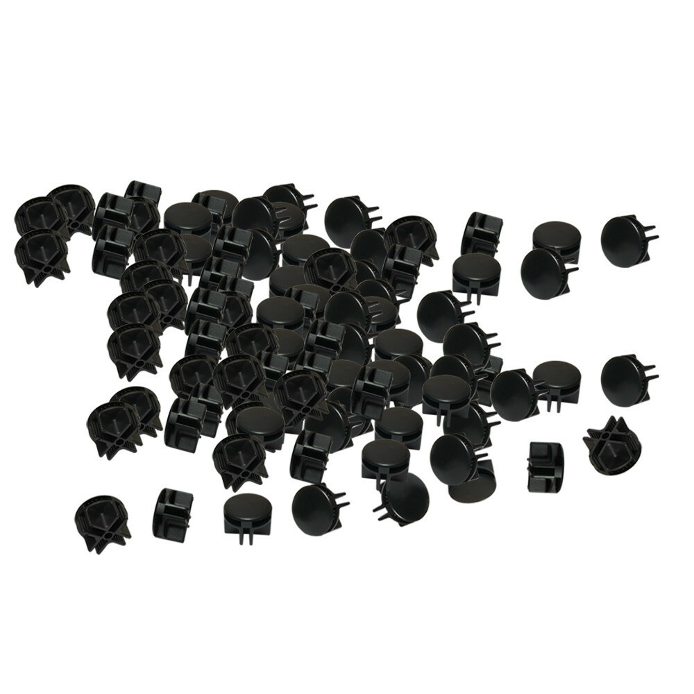 100 Wire Grid Connector Clamp Joiner Gridwall Panel Clipping Snap On Mesh Tube