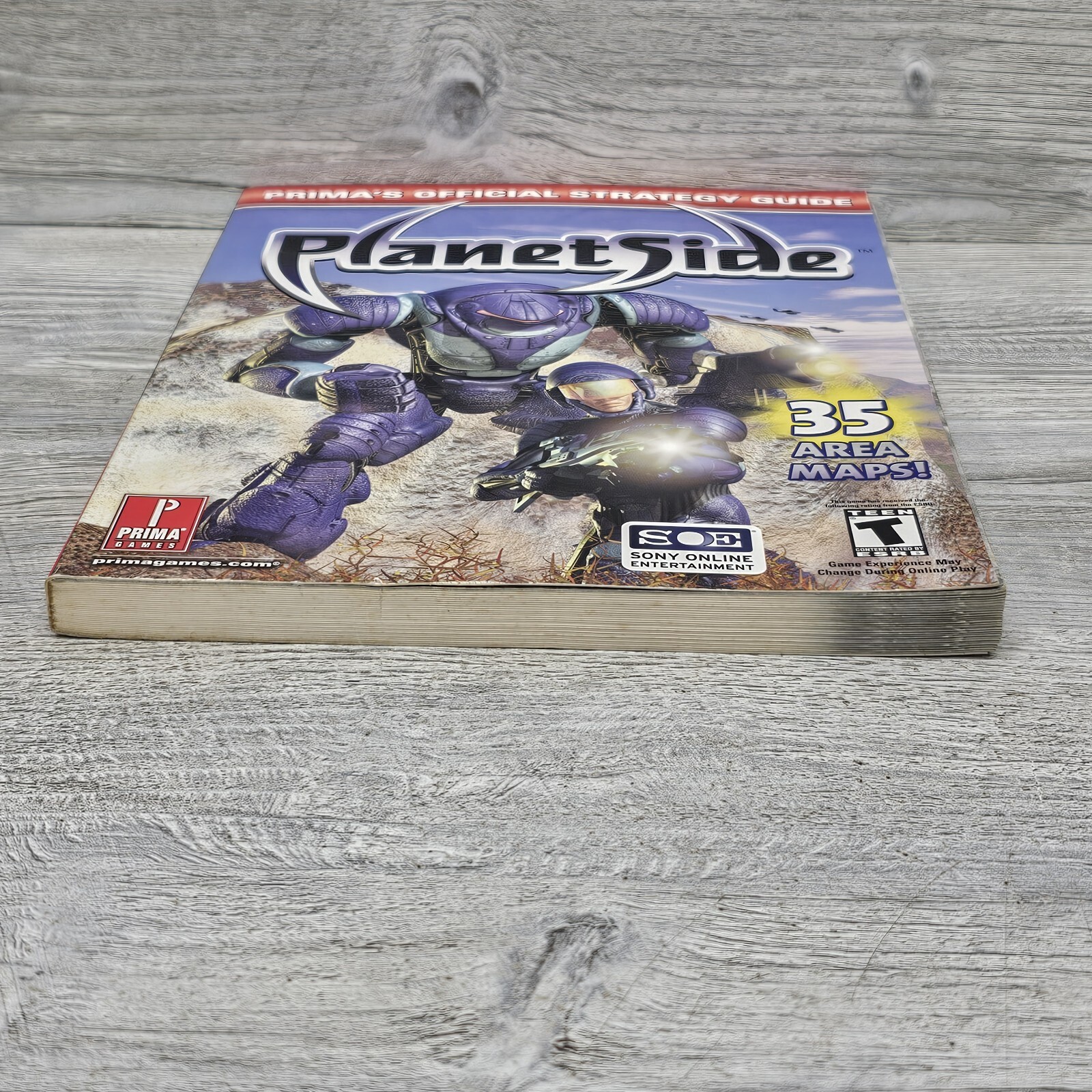 Planetside Prima PC Strategy Guide All 3 Empires Covered 35 Area Maps