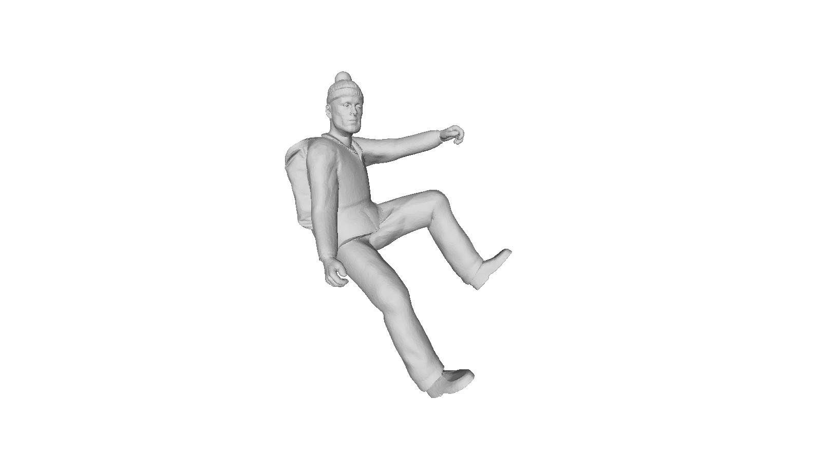 Printle L Homme 412--Rockclimber Mountain Climber Figure for Dioramas Train Sets