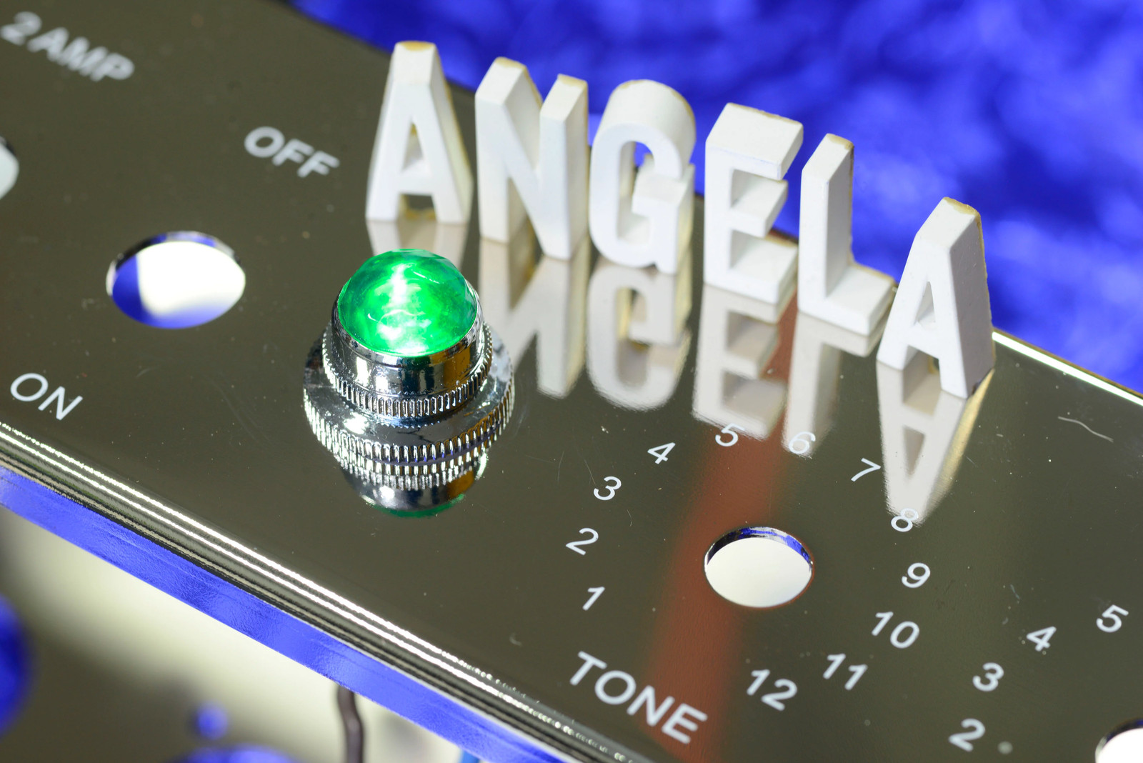 Green Jewel Pilot Light For Tube Amp Projects With #47 6.3V Bulb, #PAJGRN