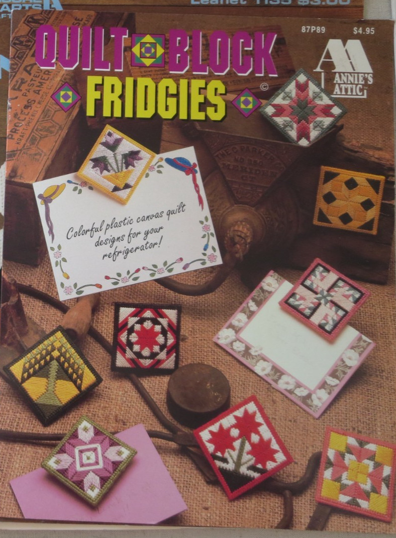 12 Plastic Canvas Design Booklets - A Great Selection to Choose From!