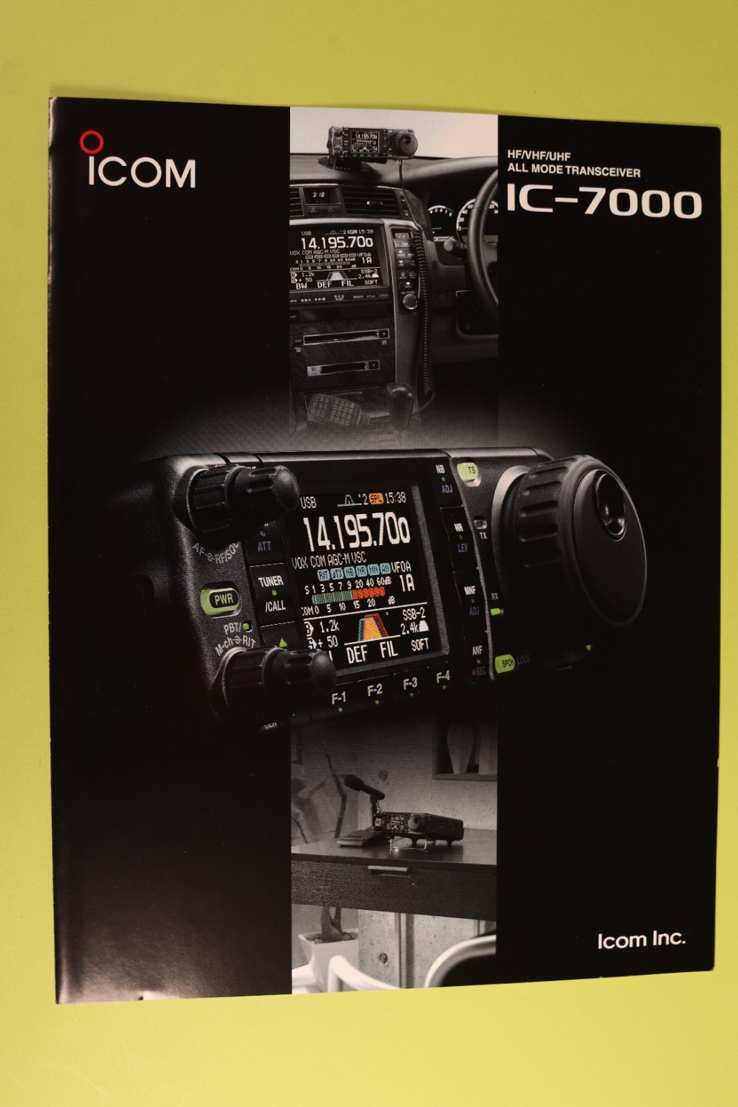 ICOM IC-7000 IC-2720 Brochures Specs Catalog