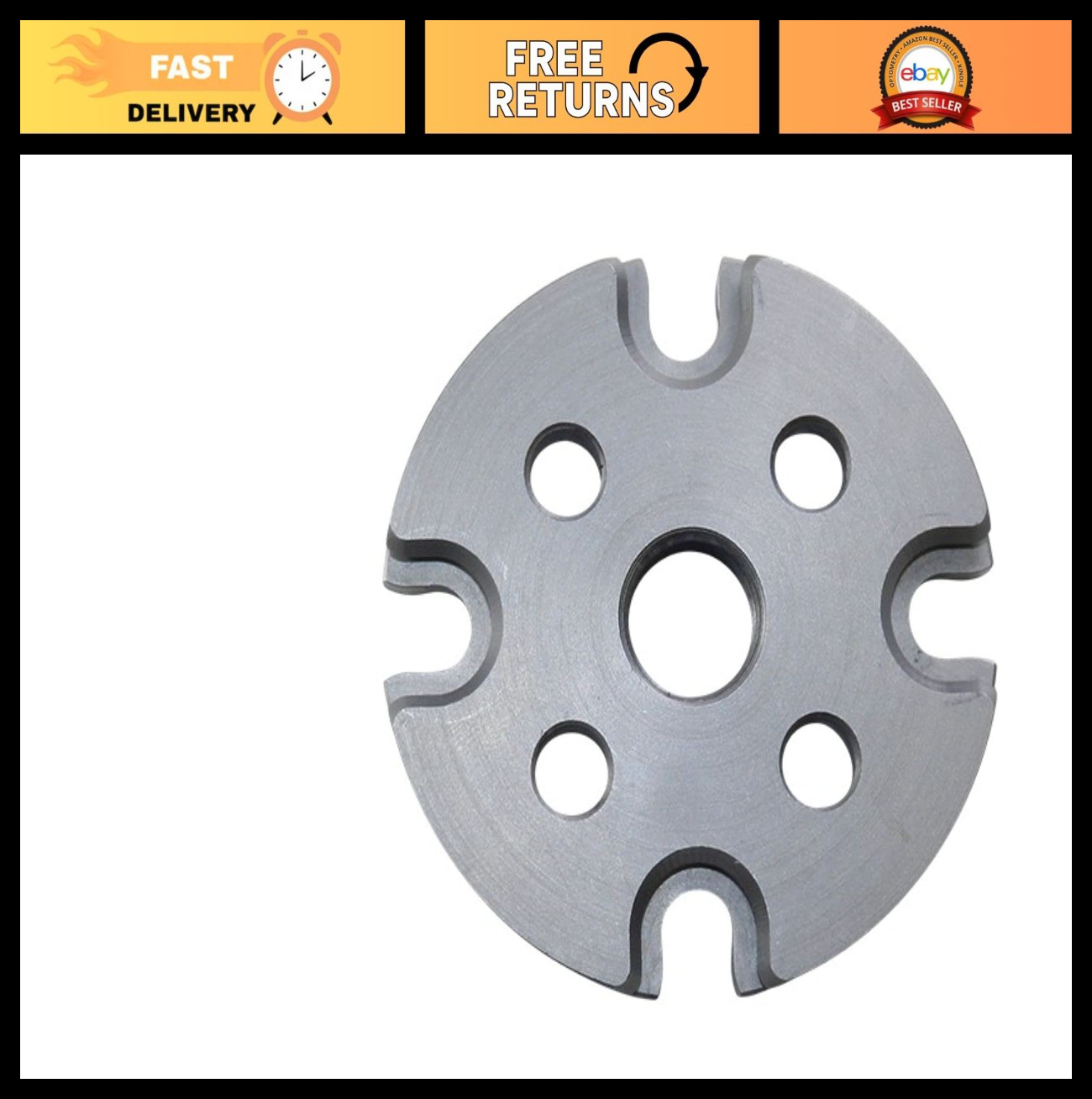 Progressive Reloading Shell Plate for 9mm Luger/.38/.40 S&W - Breech Lock Pro