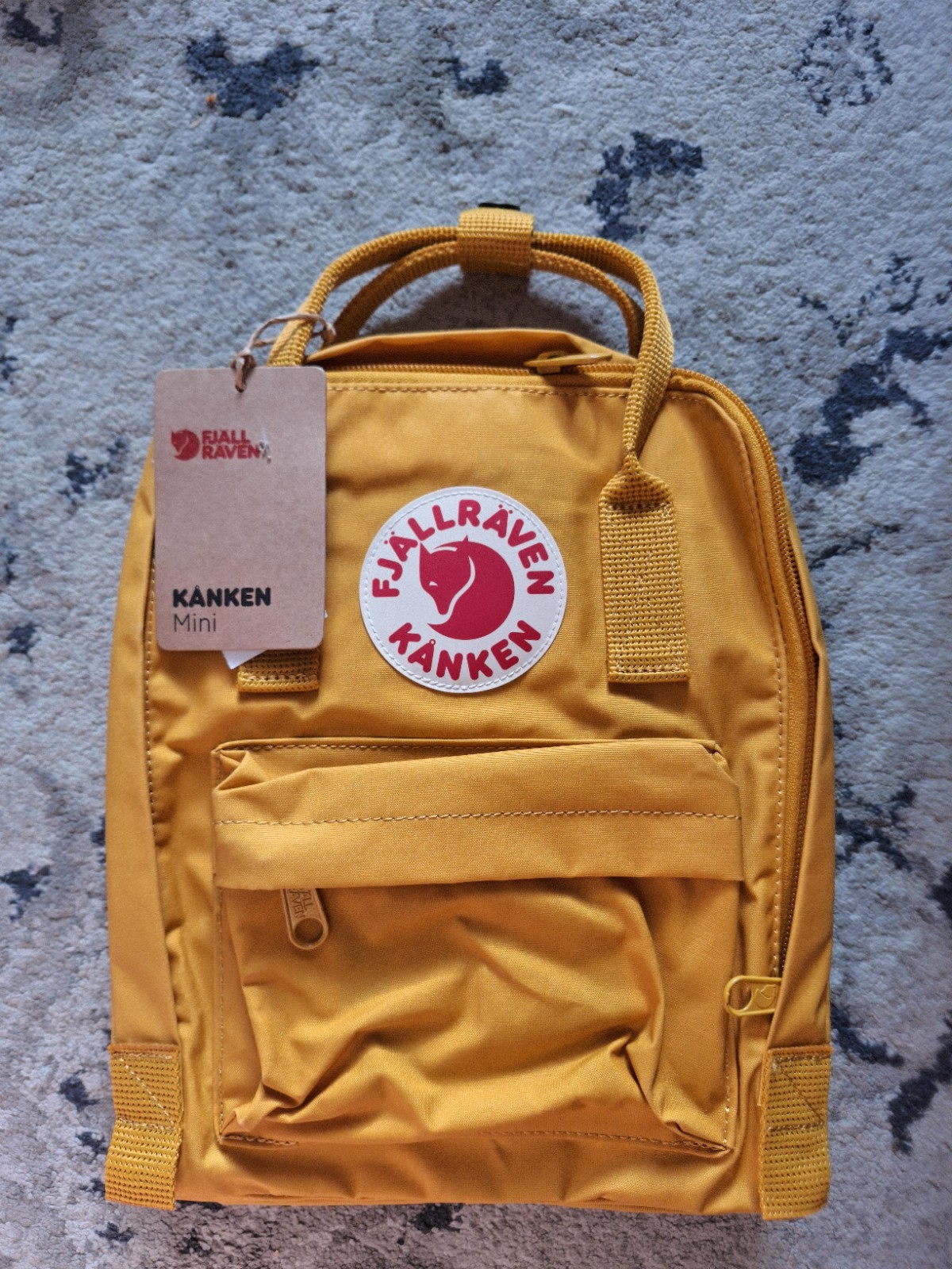 NWT Fjallraven Kanken Mini Backpack, Ochre
