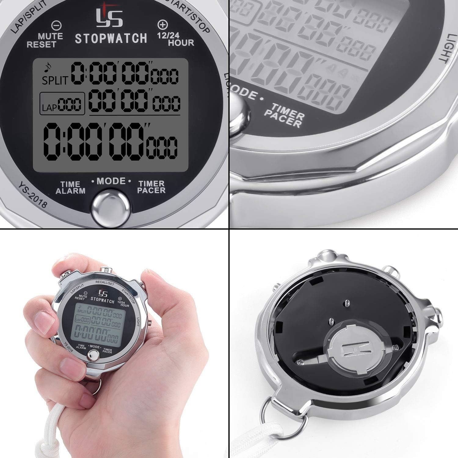 Rainproof Digital Timer for Sports Stopwatch Competition