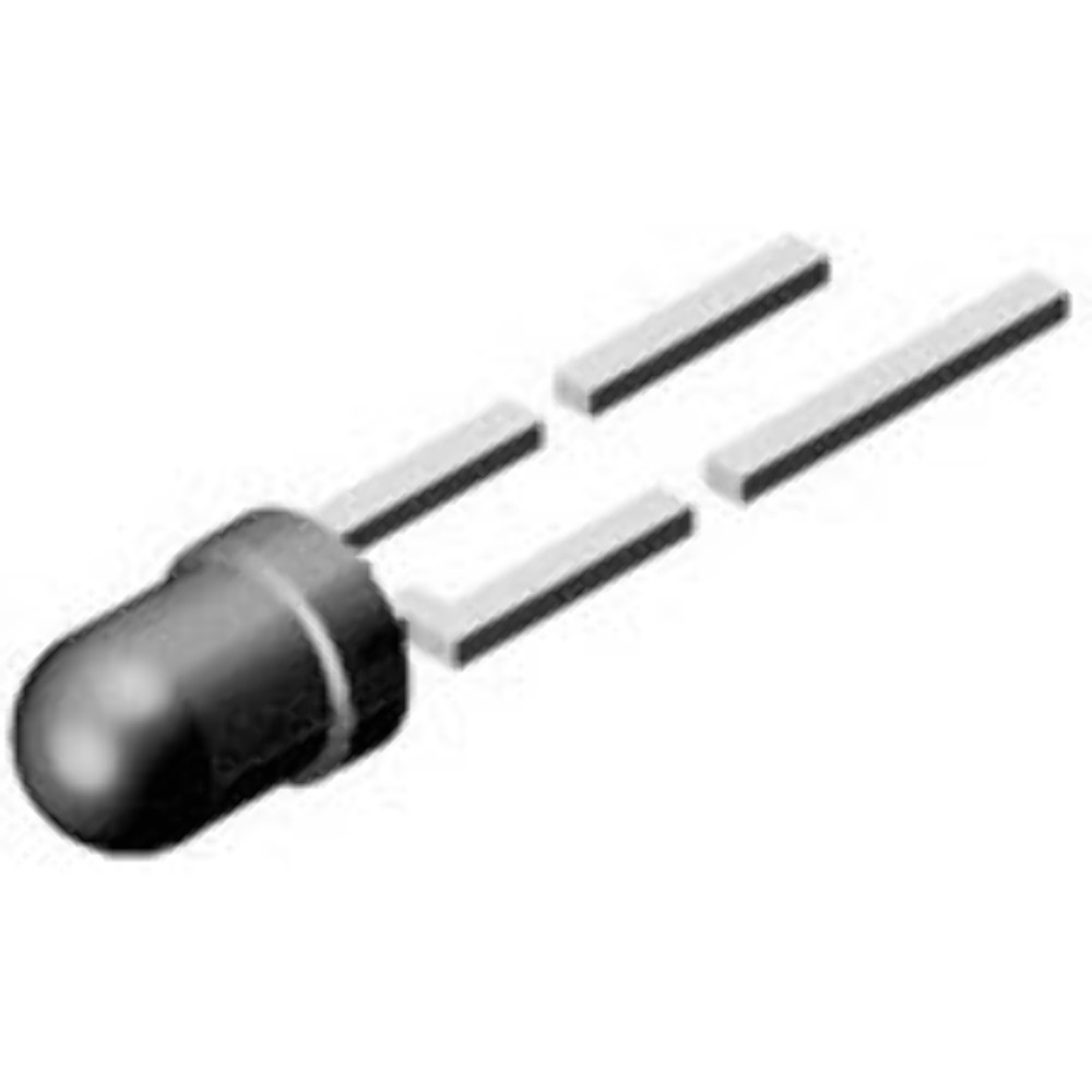 Pack of 10 VLHW4900 LED Uni-Color White 5500K 2-Pin T-1