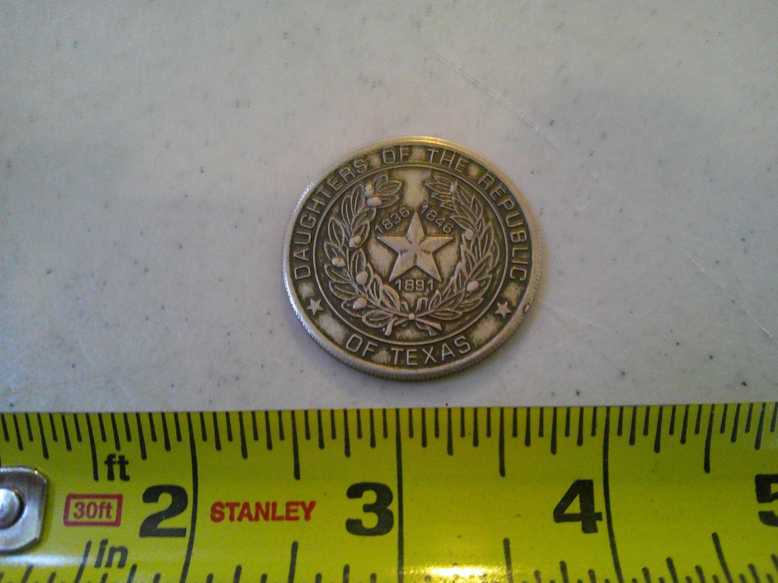 2005 DAUGHTERS OF THE REPUBLIC OF TEXAS 100 YEAR ANNIVERSARY COIN TOKEN ALAMO